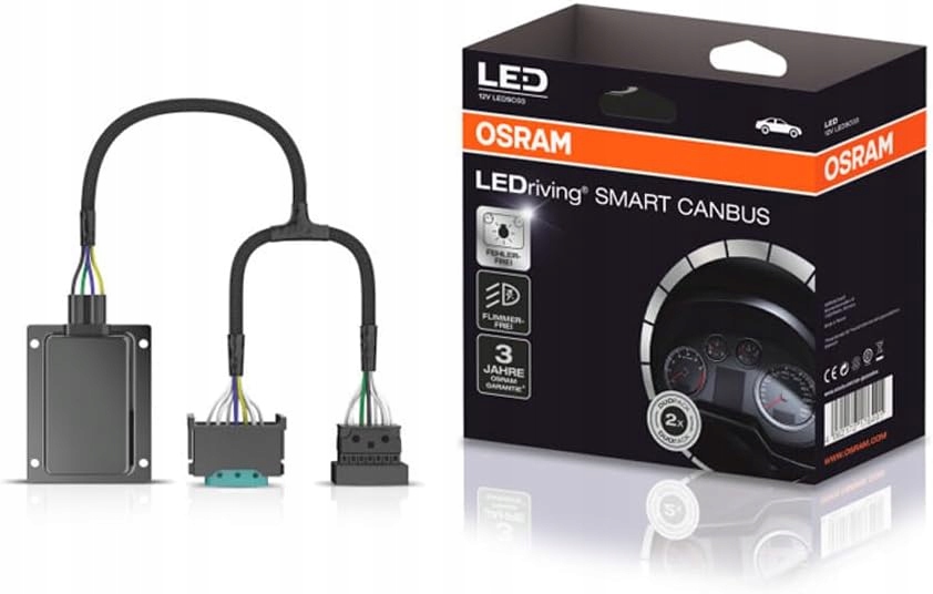 OSRAM LEDriving SMART CANBUS LEDSC03-1 omija system wykrywania awarii lampy
