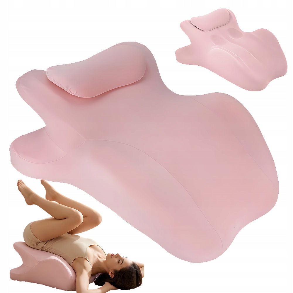 Lekki Poduszka Pod Plecy 3D Z Pianki Memory Z Małą Poduszką Do Sofy I Łóżka