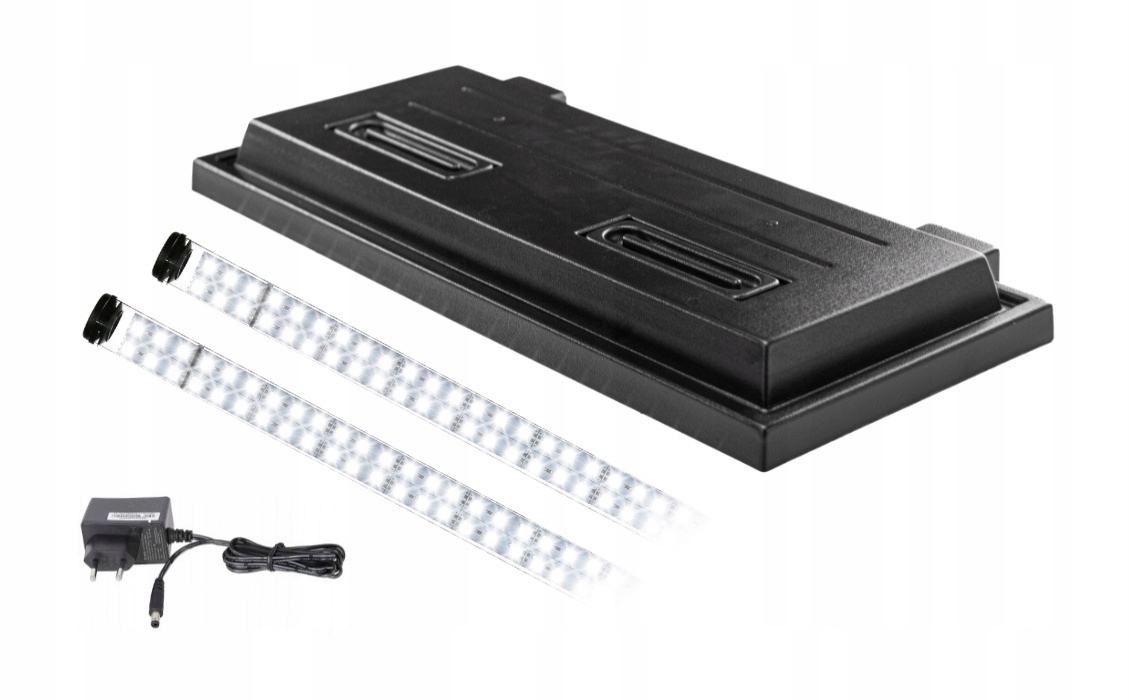 Kryt pro akvárium 80x35 černý Led osvětlení Bílé 5630