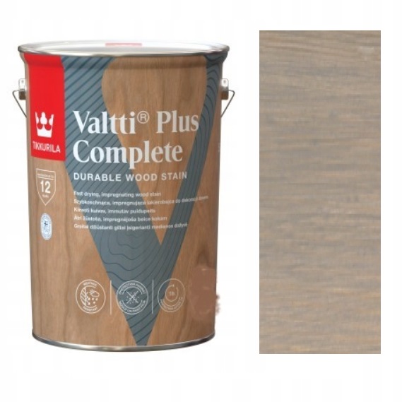 

Tikkurila Valtti Plus Complete 5L Ash Grey