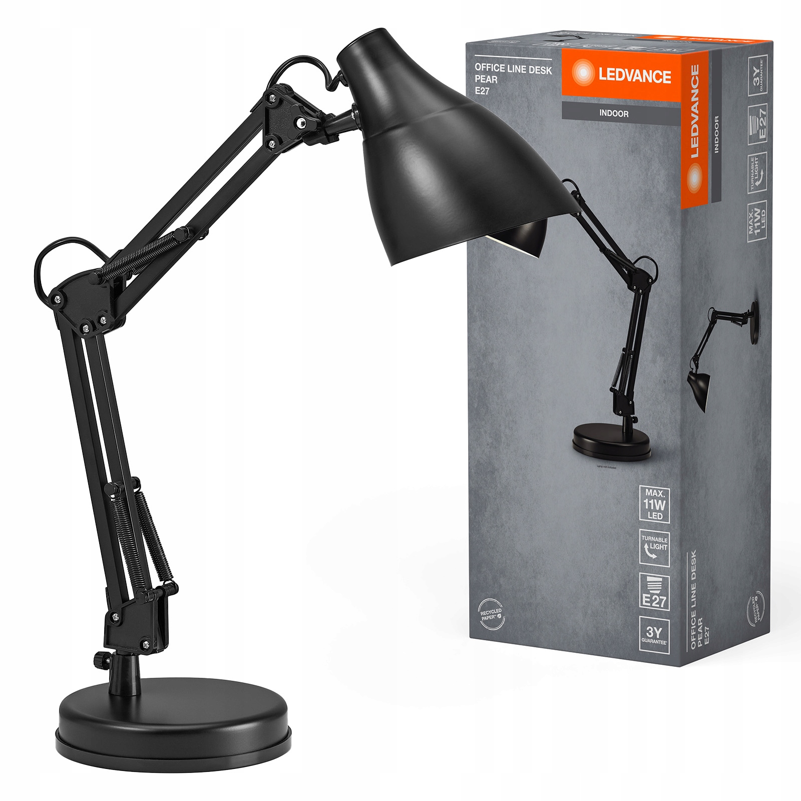 Stolní lampa Stojící lampa Nastavitelná E27 Usb-c Office Line