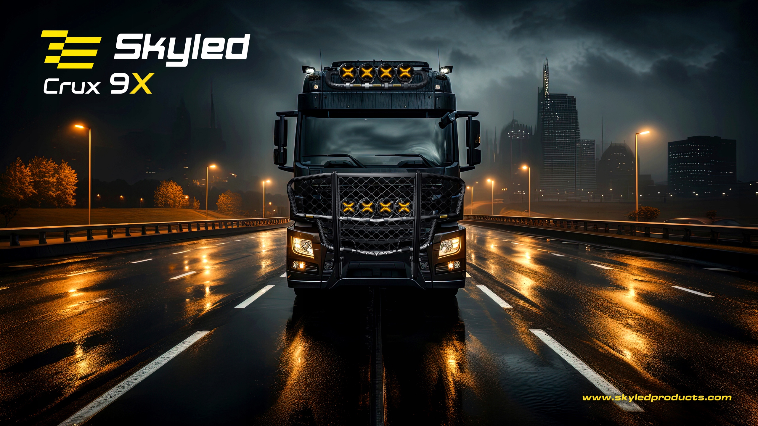 REFLEKTOR DALEKOSIĘŻNY SKYLED CRUX 9X FULL LED EAN (GTIN) 5903849401968