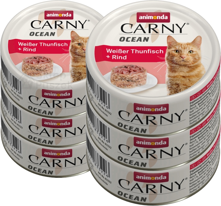 Levně Animonda Kočka Carny Ocean Tuňák a hovězí maso Set 12x80g