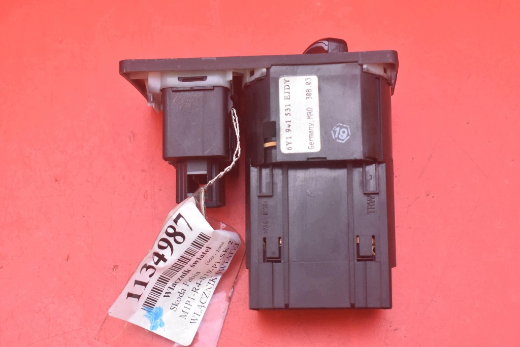 interruttore interruttore comando luci 6Y1941531EJDY SKODA FABIA 1 e 99-04
