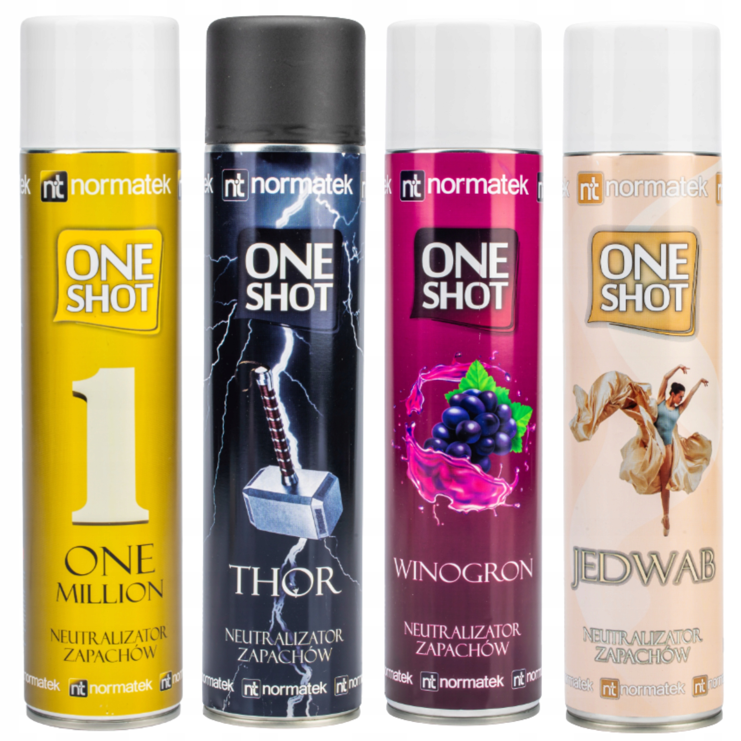 Sada Neutralizátorů Pachů Osvěžovačů Vzduchu One Shot Silný 600 ml