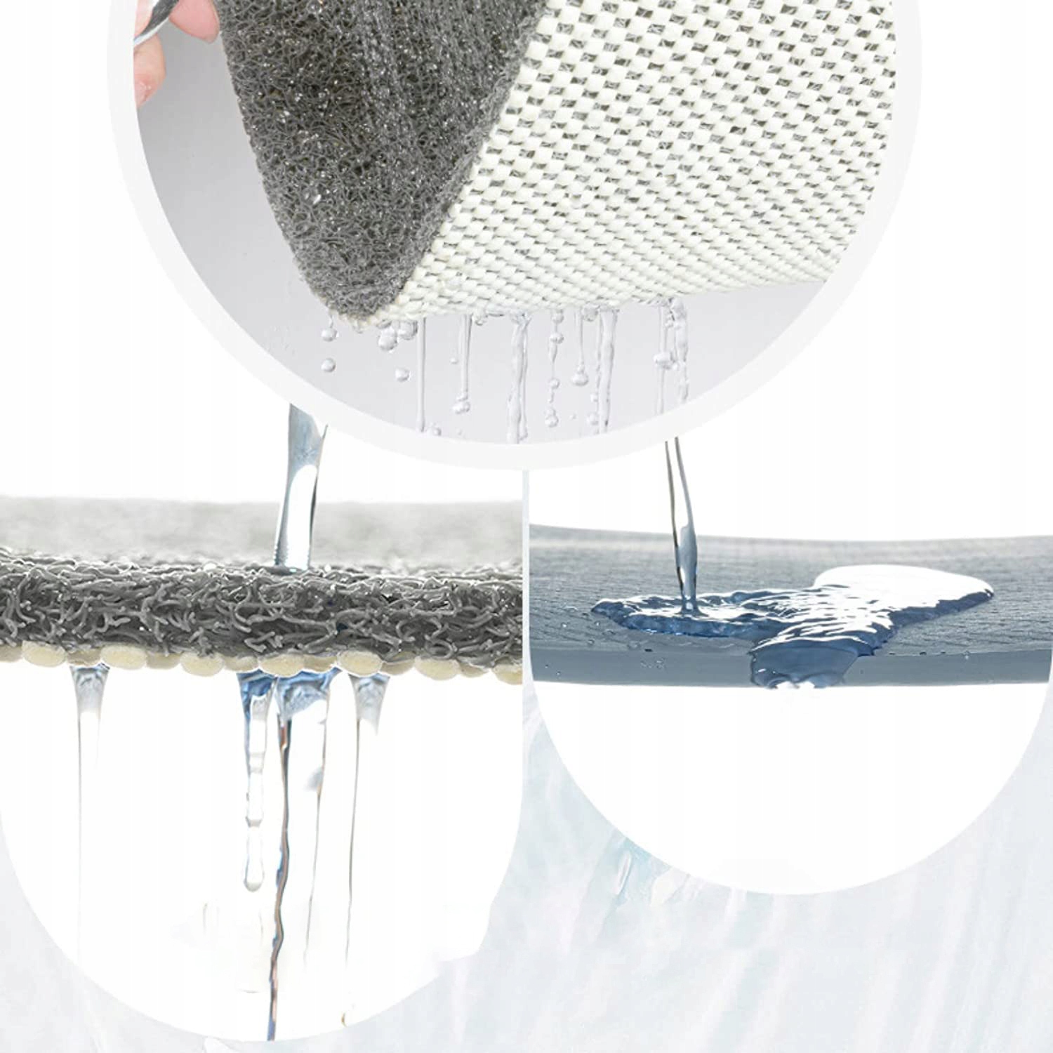 40X60CM MATA PRYSZNICOWA ANTYPOŚLIZGOWA MATA DO MASAŻU LUFFA ANTYPOŚLIZGOWA Marka bez marki