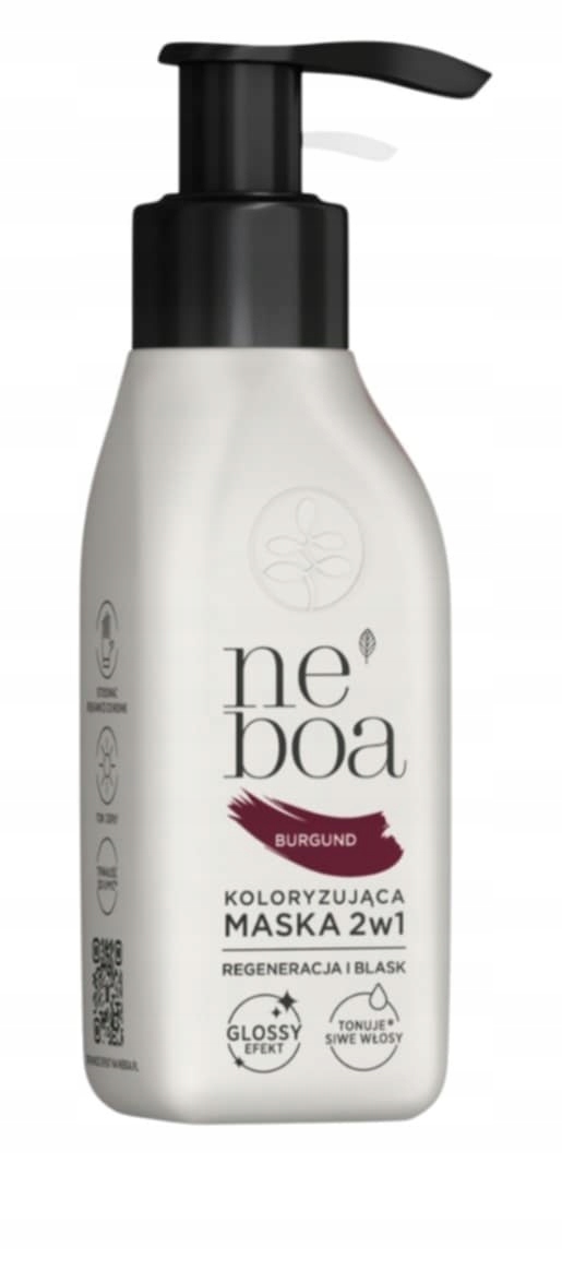 Neboa Barvicí maska na vlasy 2v1 Burgundská 100 ml