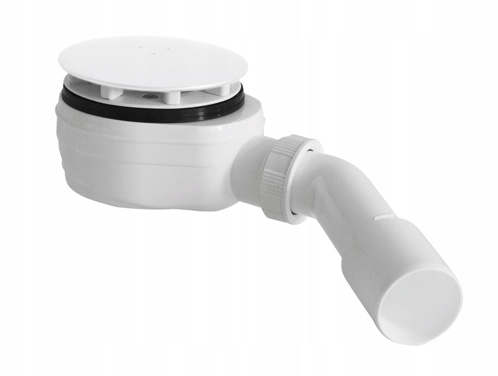 Syfon brodzikowy 90 mm R580 White Pokrywa Biała RADAWAY