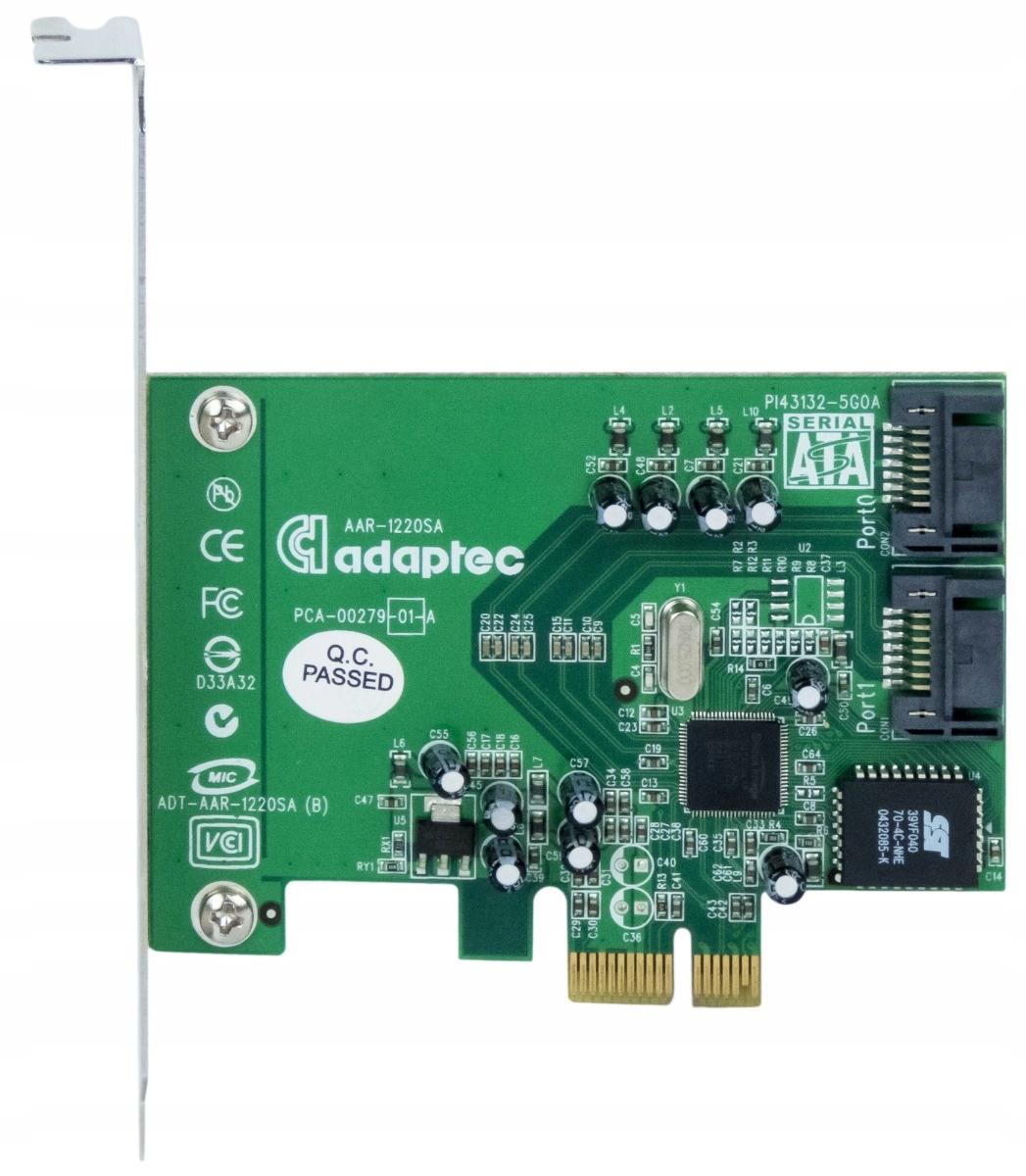 Adaptec AAR-1220SA Sata Raid PCIe x1 PCA-00279-01-A