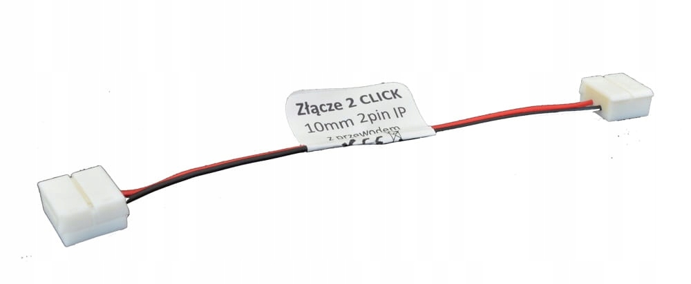 

Złączka Click podwójna do taśm 10mm w silikonie
