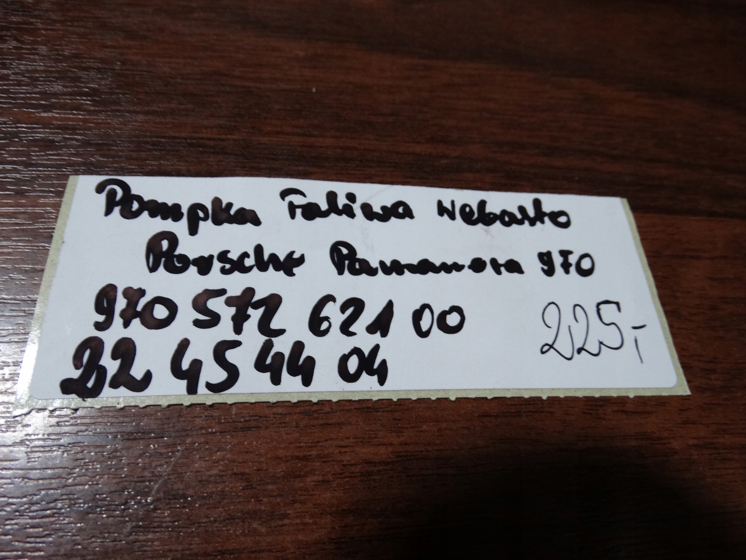IDEAL Pompa carburante WEBASTO PORSCHE PANAMERA 970 1