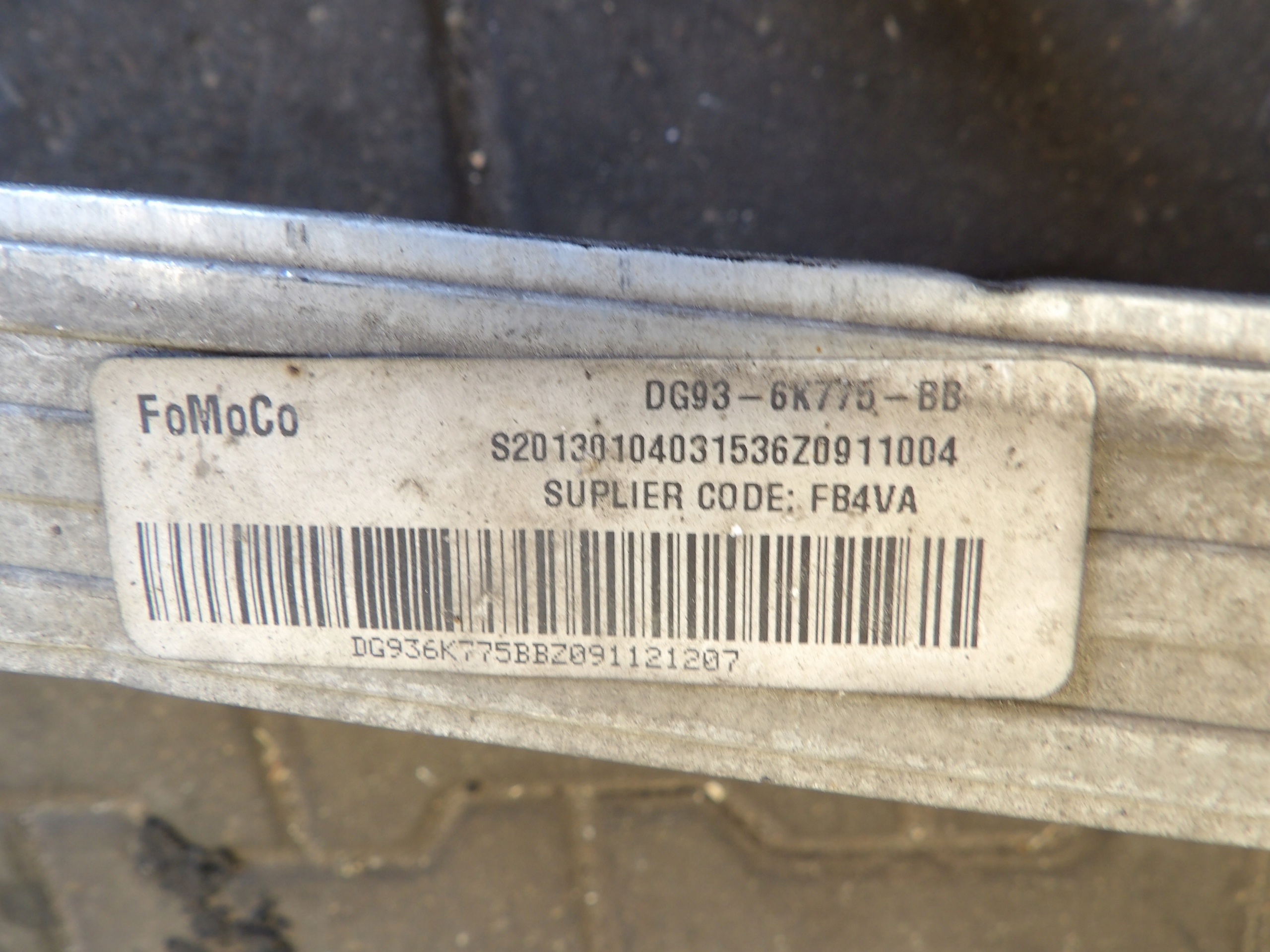 Ford Fusion II USA intercooler DG93-6K775-BB