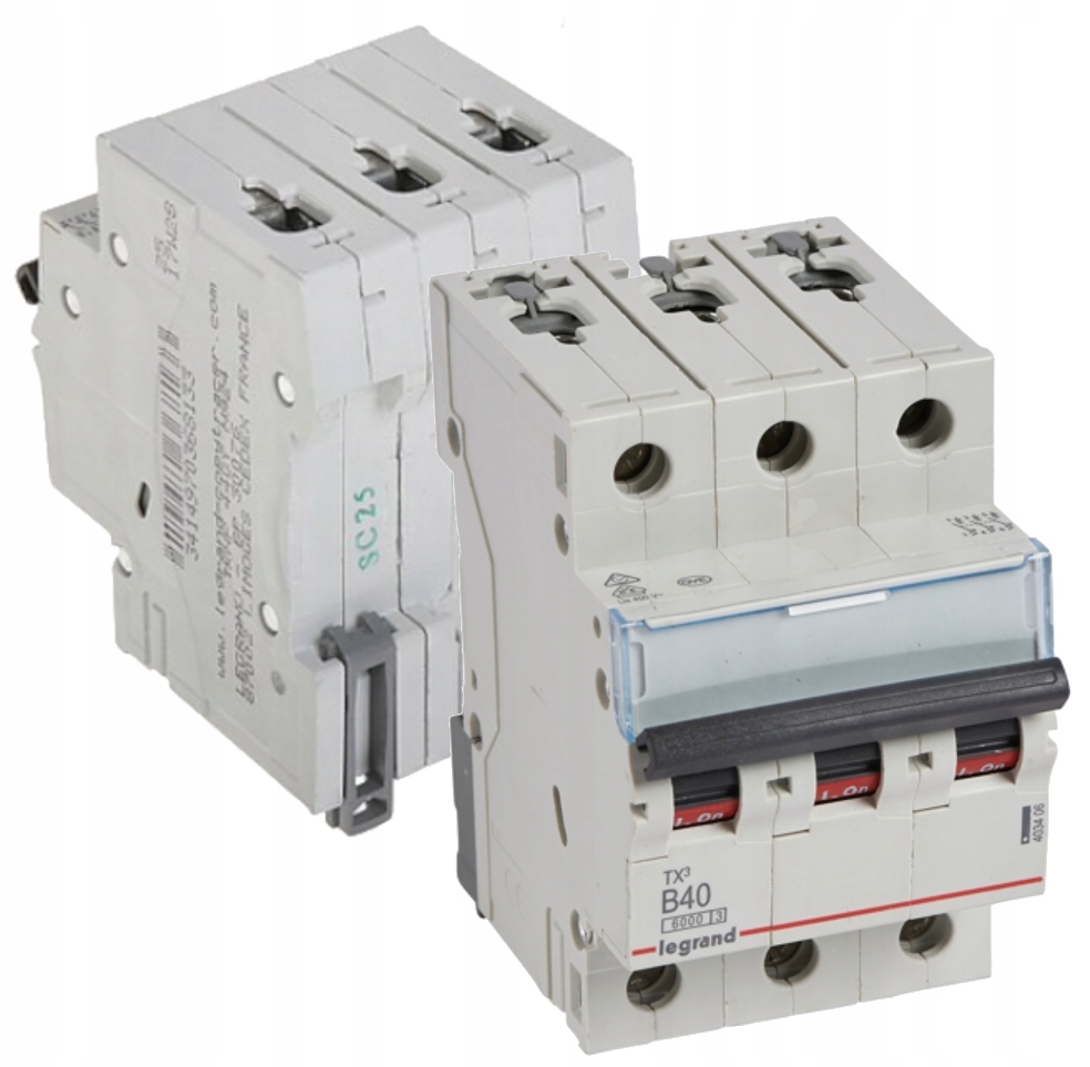 Legrand TX3 Wyłącznik Nadprądowy 3P B40A S303
