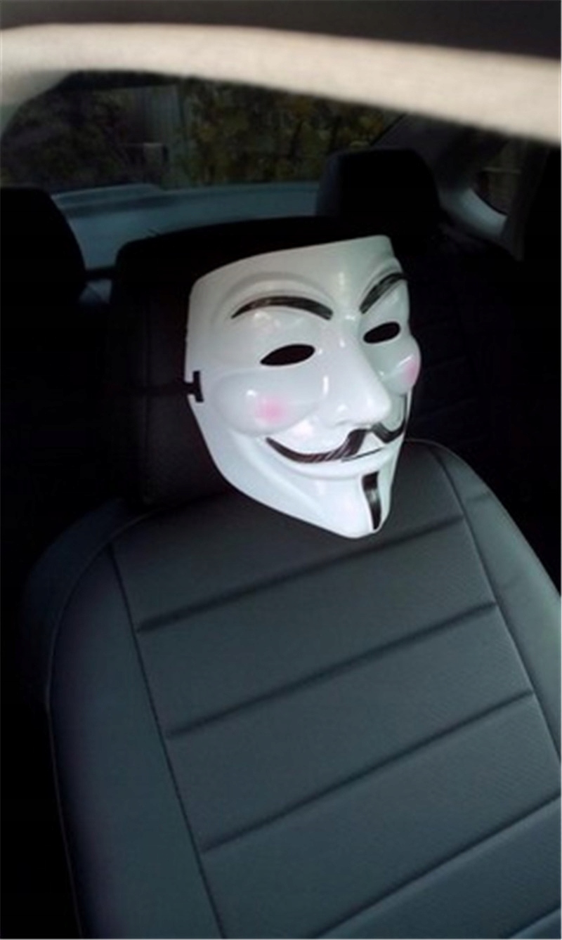 MASKA ANONYMOUS V JAK VENDETTA STOP ACTA HALLOWEEN biała bal karnawałowy Marka bez marki