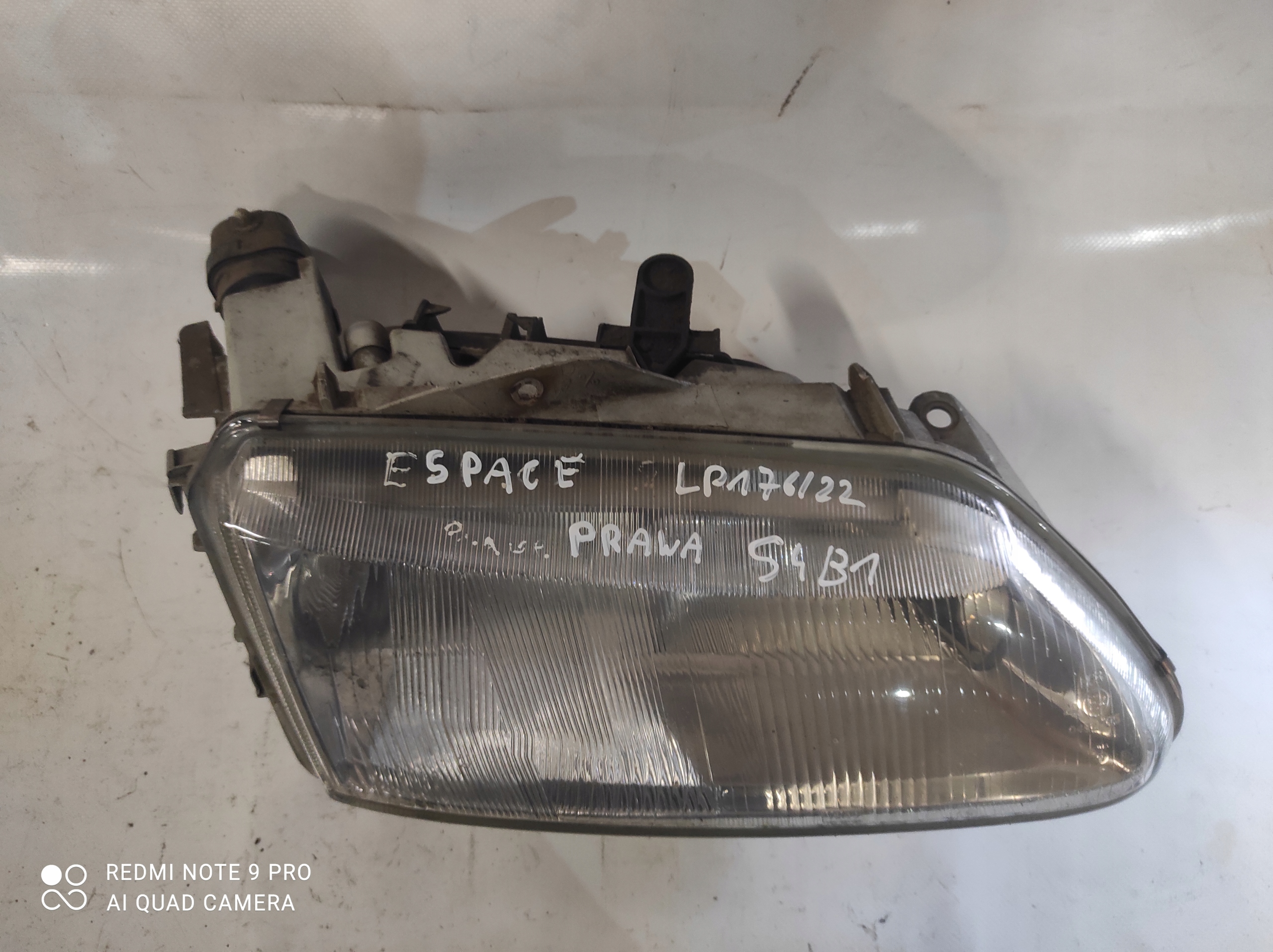 Reflektor light right front RENAULT ESPACE III