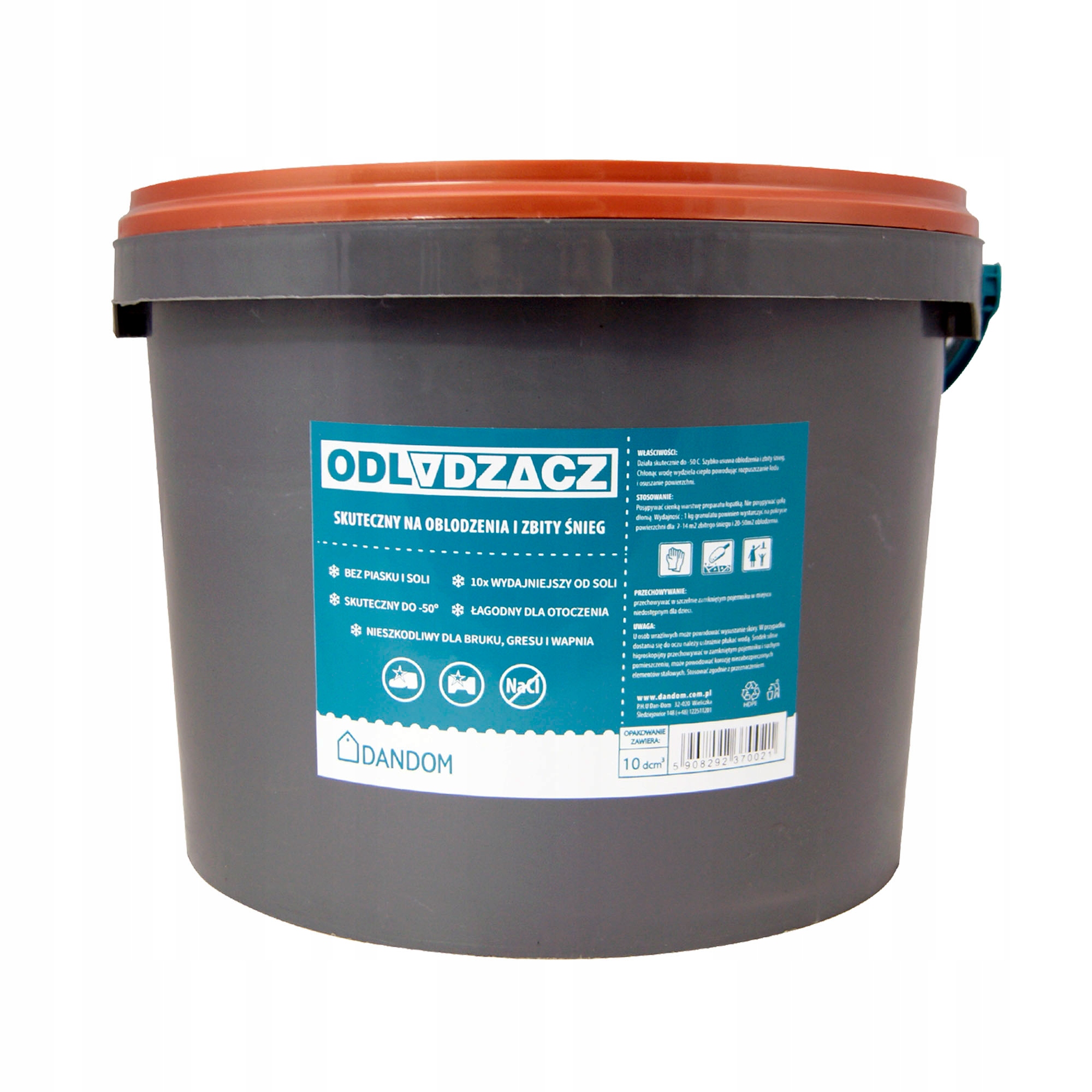 ODLADZACZ / ANTYLÓD wydajniejszy niż sól drogowa - 10 KG