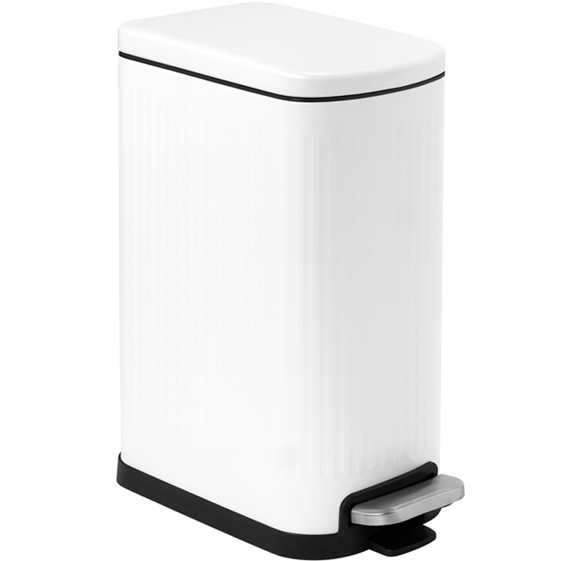Levně odpadkový koš Odpadky do kuchyňského domu ViO 10B3-REM s pedálem, bílý, 10 l