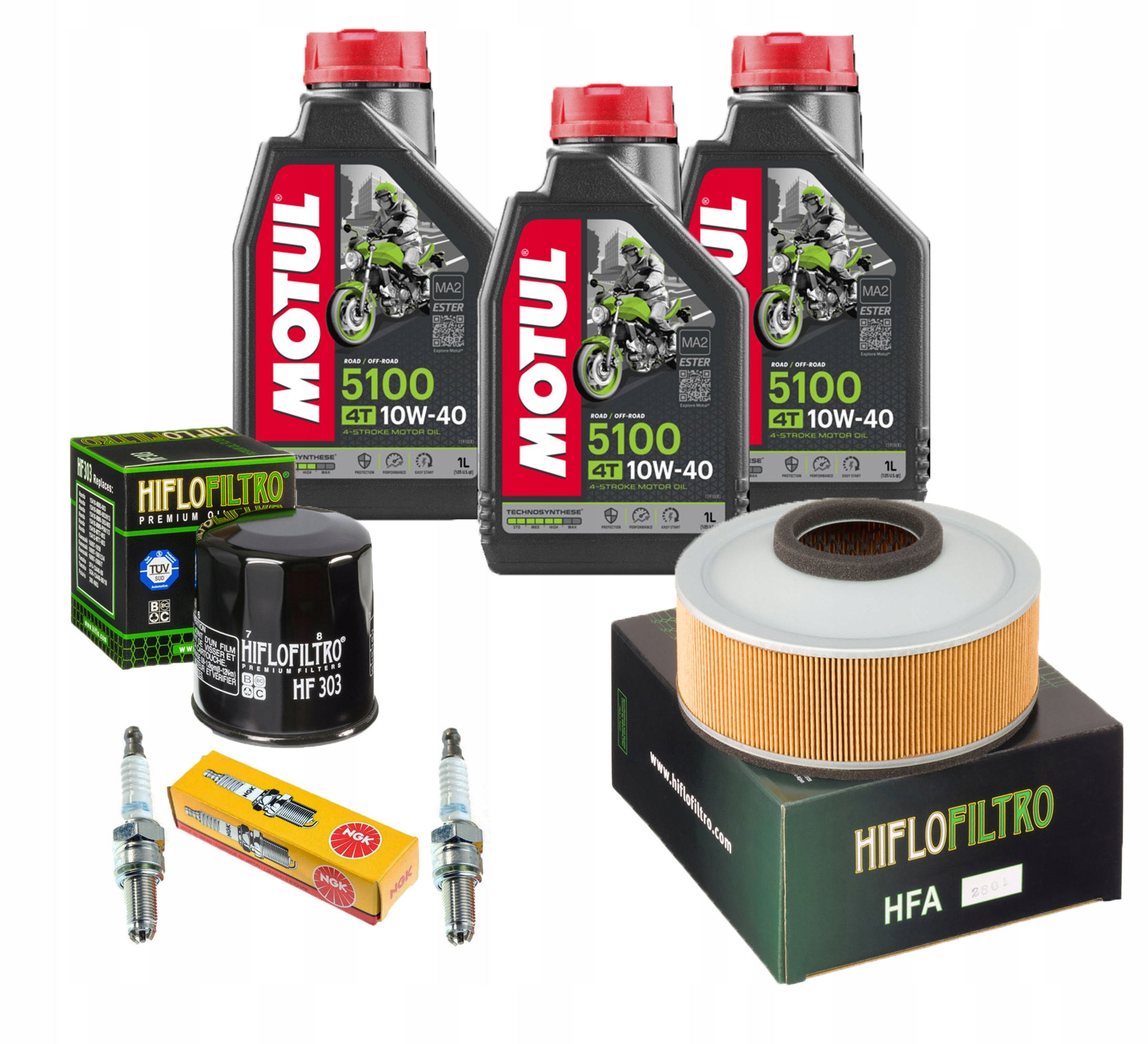 Olej Motul KAWASAKI VN 800 A VULCAN Filtr Świece