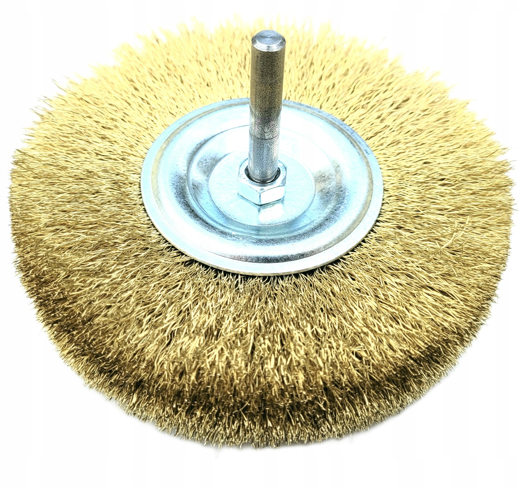 SZCZOTKA tarczowa MOSIĘŻNA fi 100 MIĘKKA do ALU