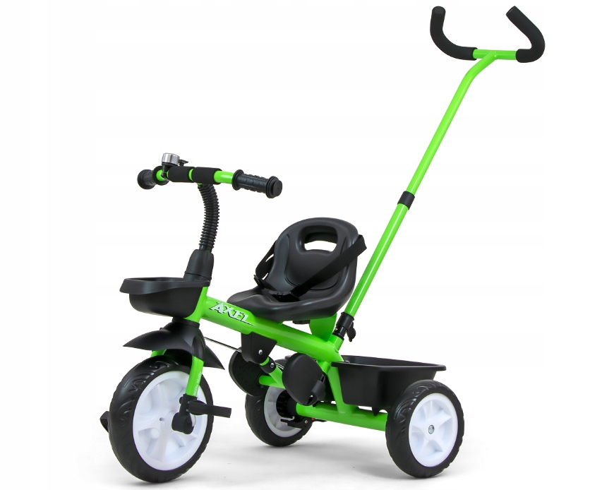 Axel DarkGreen 2v1 Elegantní a pohodlná nová MillyMally tříkolka