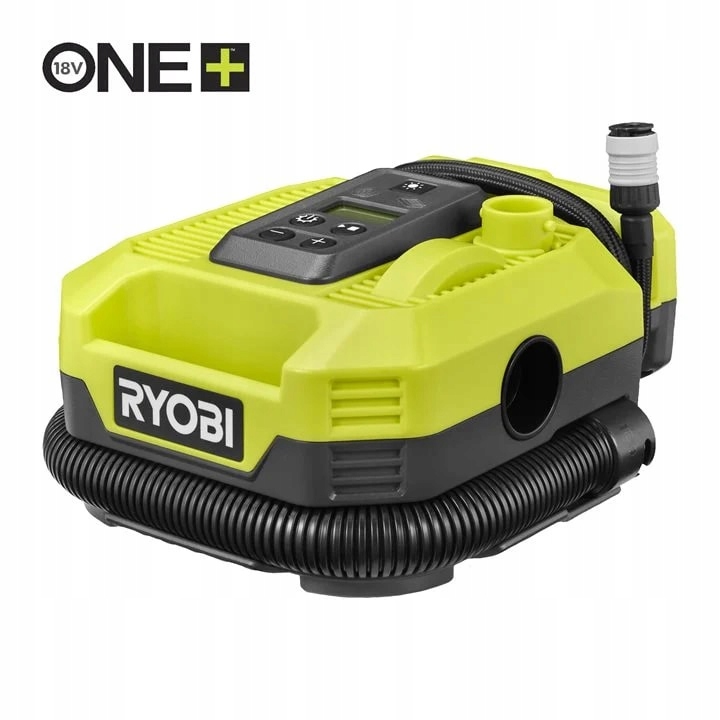 AKU KOMPRESOR 18V RMI18-0 LCD RYOBI AUTOOFF 5133006316 DYSZE + IGŁA NEW!!