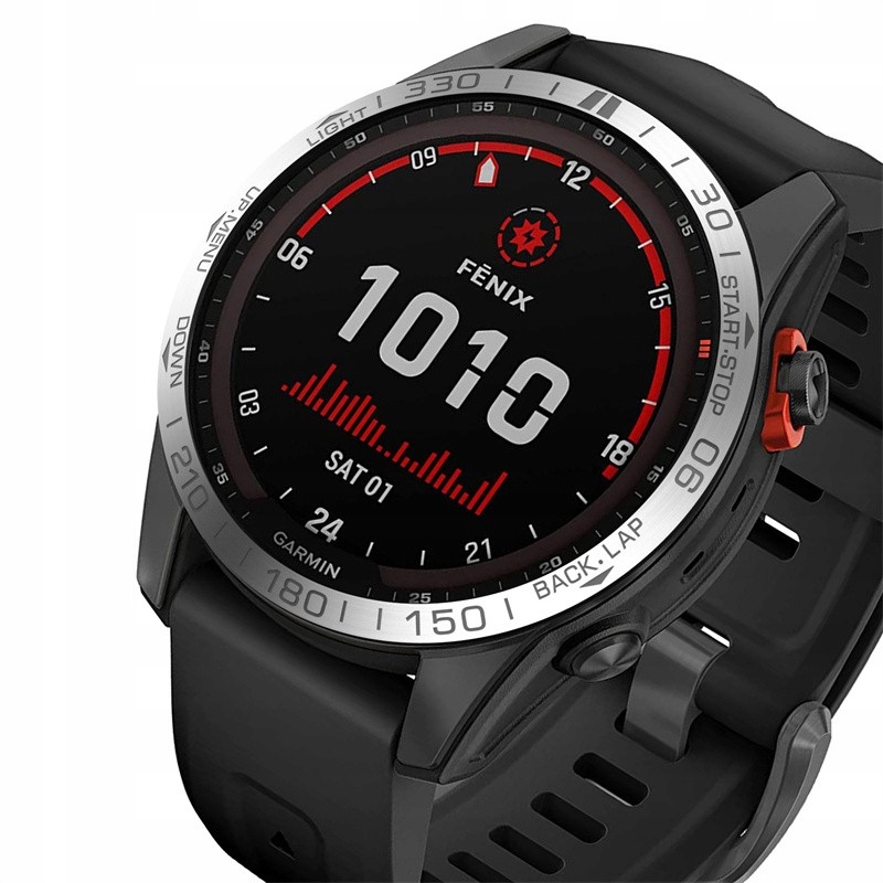 RING BEZEL NAKŁADKA ETUI DO GARMIN FENIX 7X PRO SAPPHIRE SOLAR SREBRNY Kod producenta 3131
