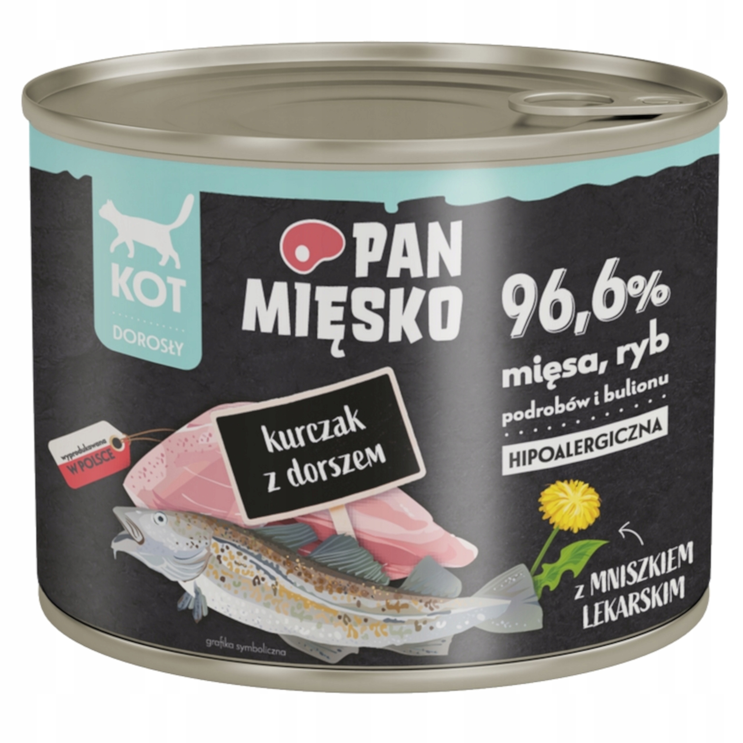 9X Pan Miesko kuře s treskou 200g mokré krmivo pro kočky