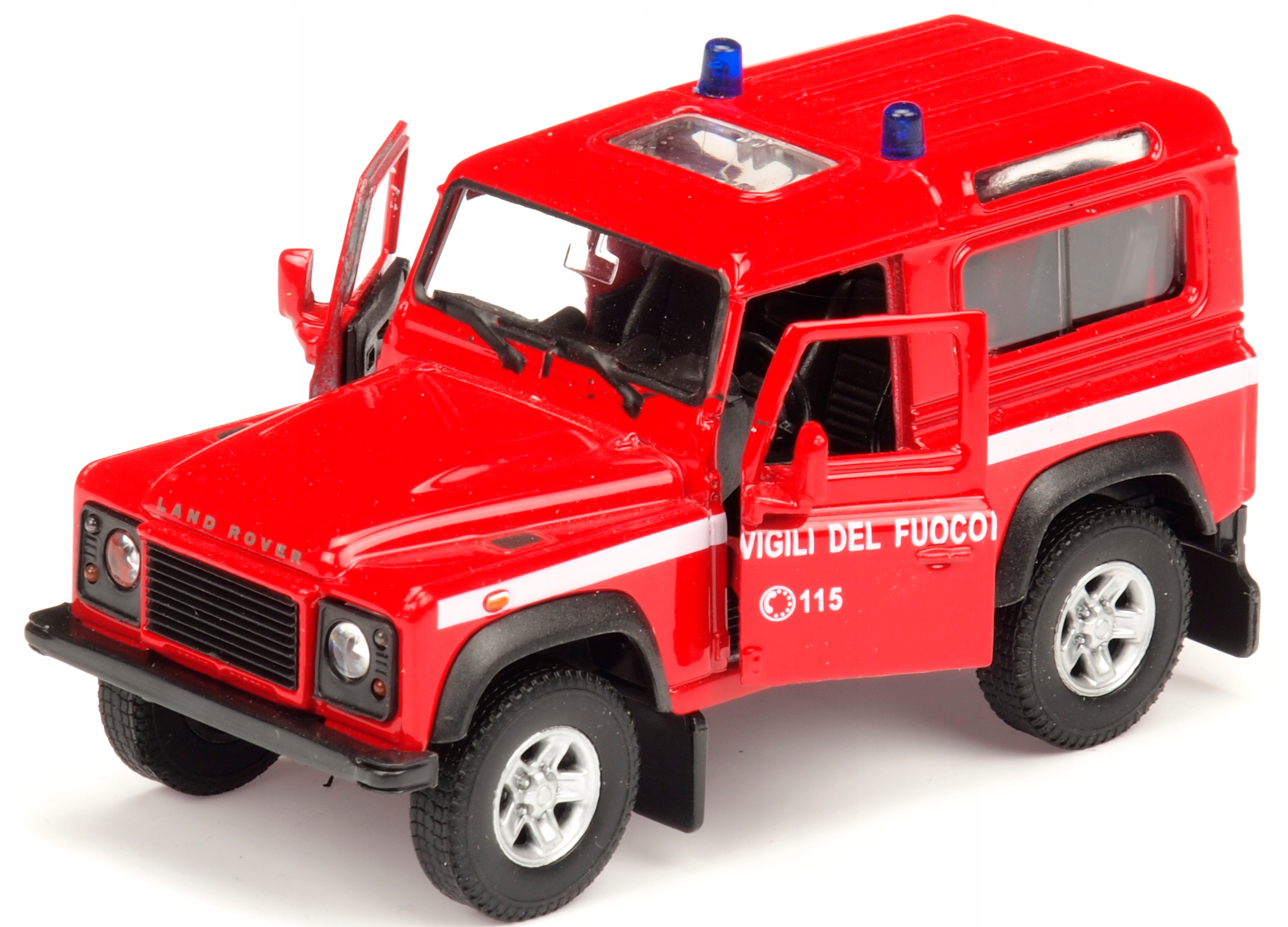 

Welly Metalowe Auto Land Rover Defender Straż Poż.