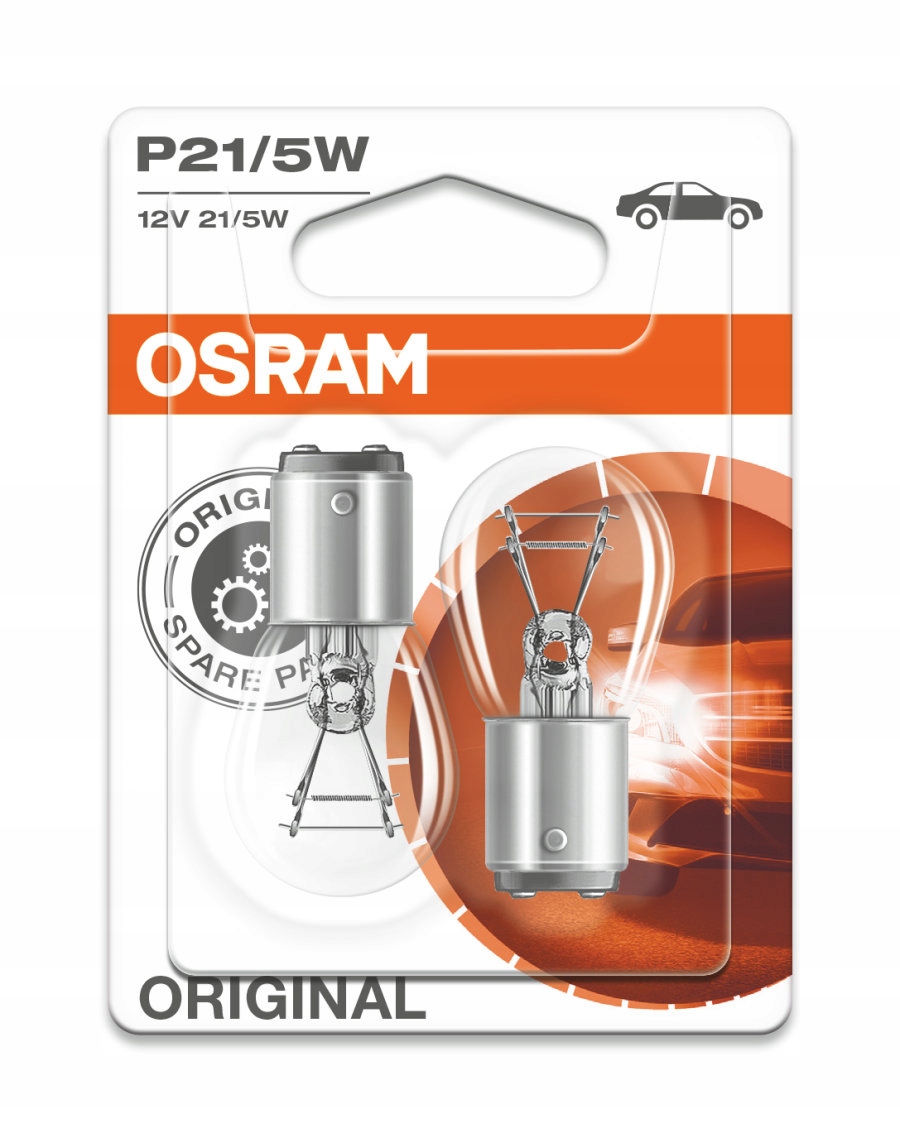 

Żarówka P21/5W 12V Osram Original Line 2 Sztuki Bl