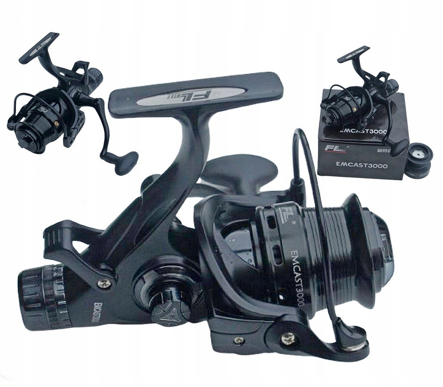 Kołowrotek Fl 3000 Long Cast Wolny -bieg 9+ 1 Łożysk Na Grunt Method Feeder