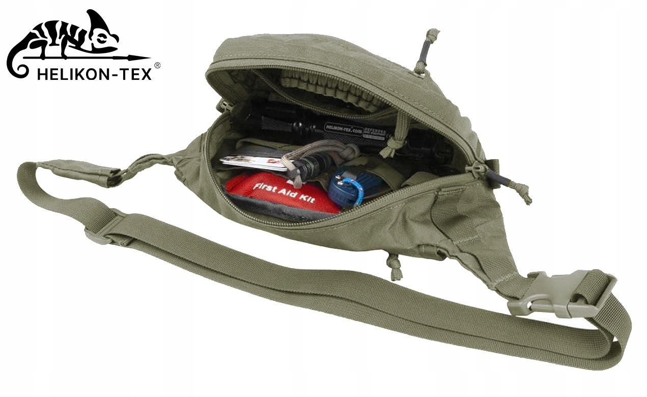 SASZETKA NERKA MESKA BIODROWA POSSUM HELIKON TURYSTYCZNA Adaptive Green Kolor zielony