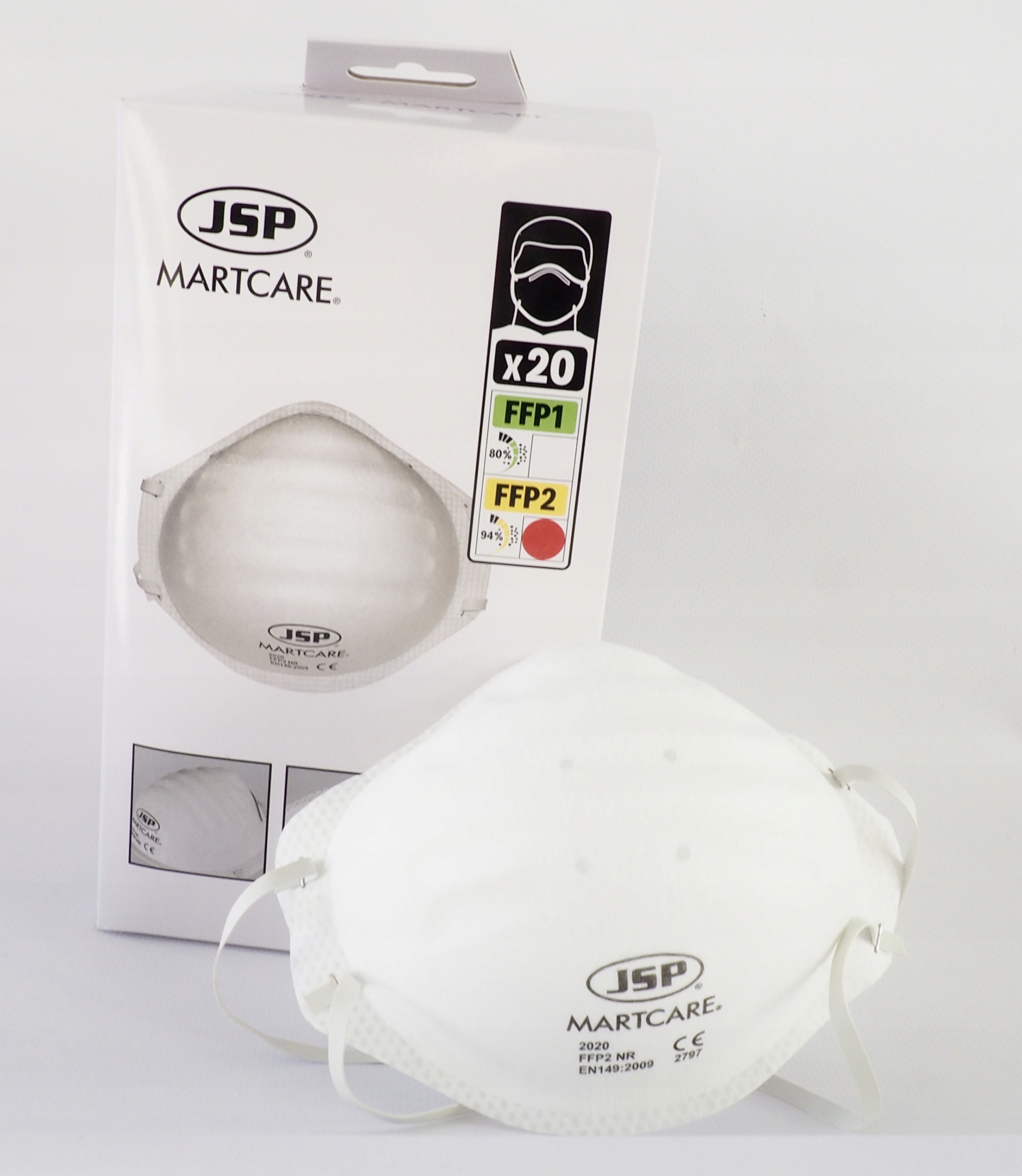 JSP MASKA PRZECIWPYŁOWA FFP2 MARTCARE