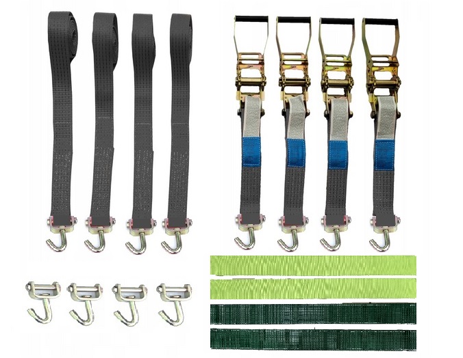 Přepravní pásy Trawka Otočné 4T3M/50 mm Černé