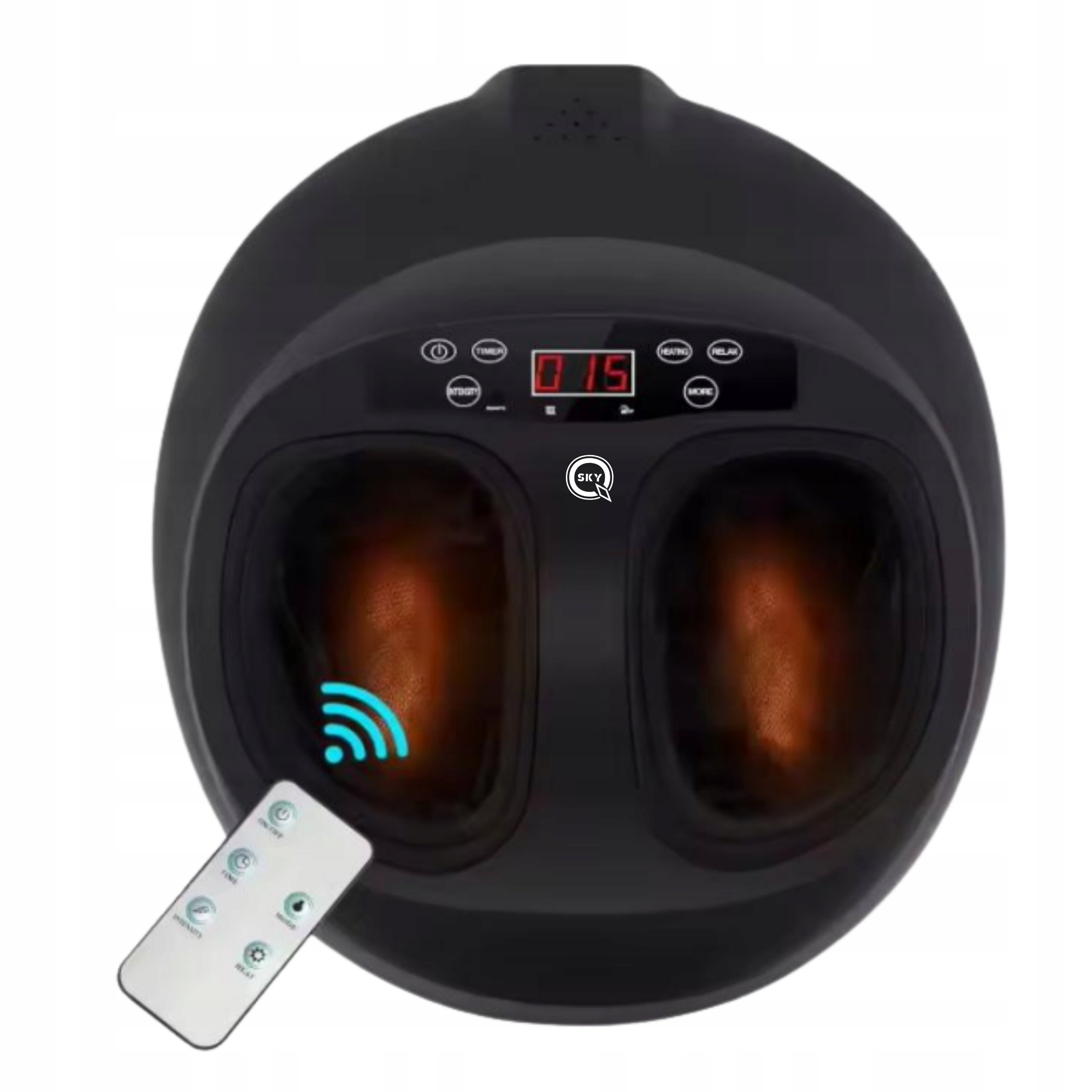 Elektryczny Masażer Stóp Z Podgrzewaniem Rehabilitacyjny Shiatsu 7W1