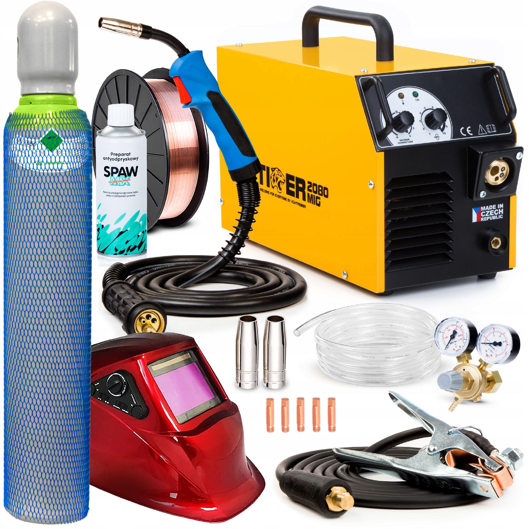 Invertorová Svářečka Migomat Tiger Mig 2080 Flux 230V 190A Flux