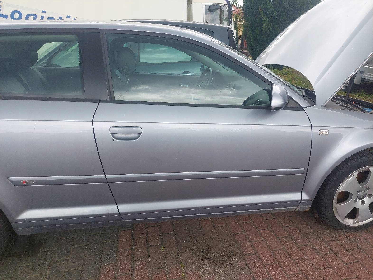 door complete right front 3D AUDI A3 8P HB 3D LY5H