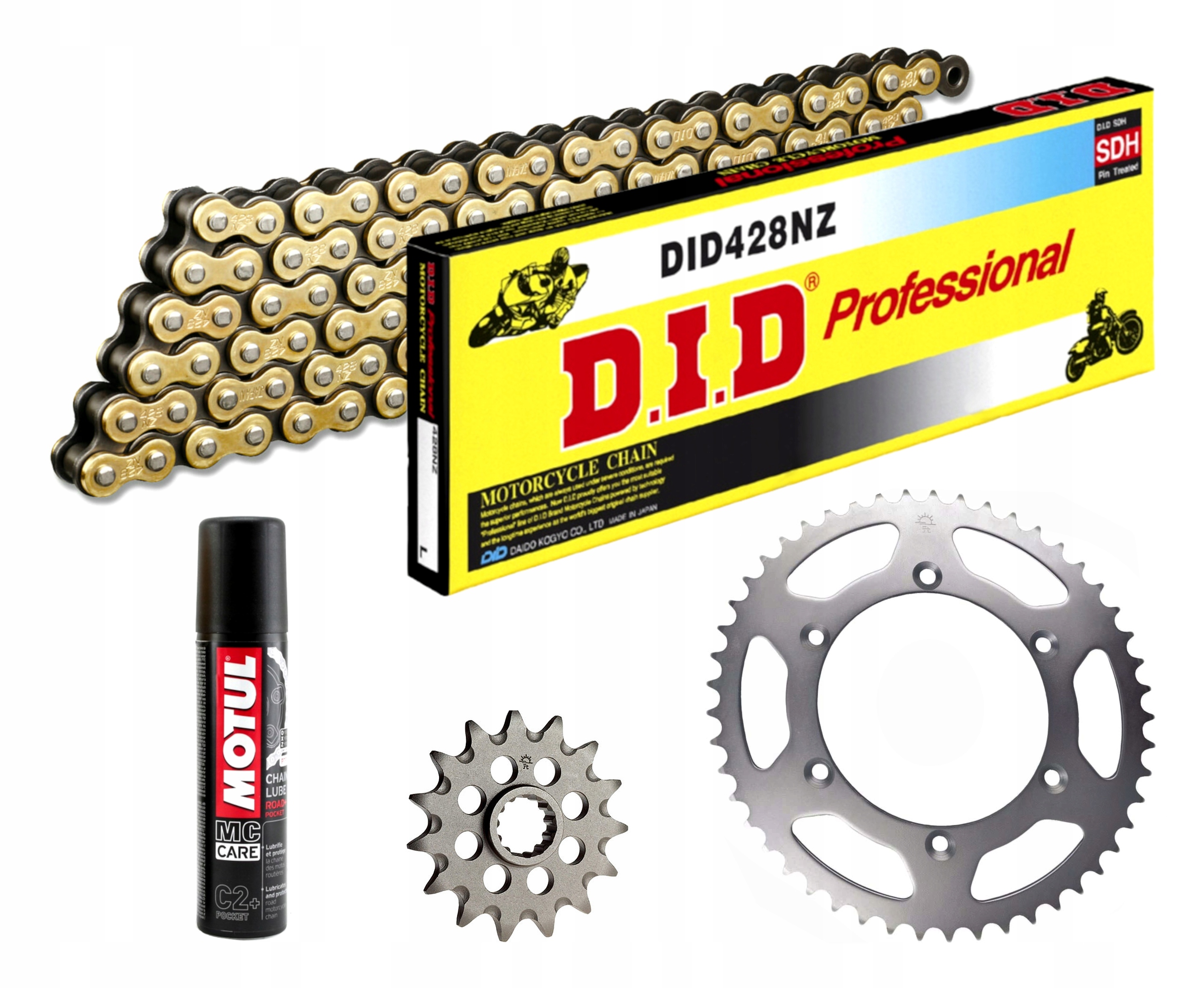 500406 - Приводная цепь YAMAHA YZF-R125 08-18 DID428NZ