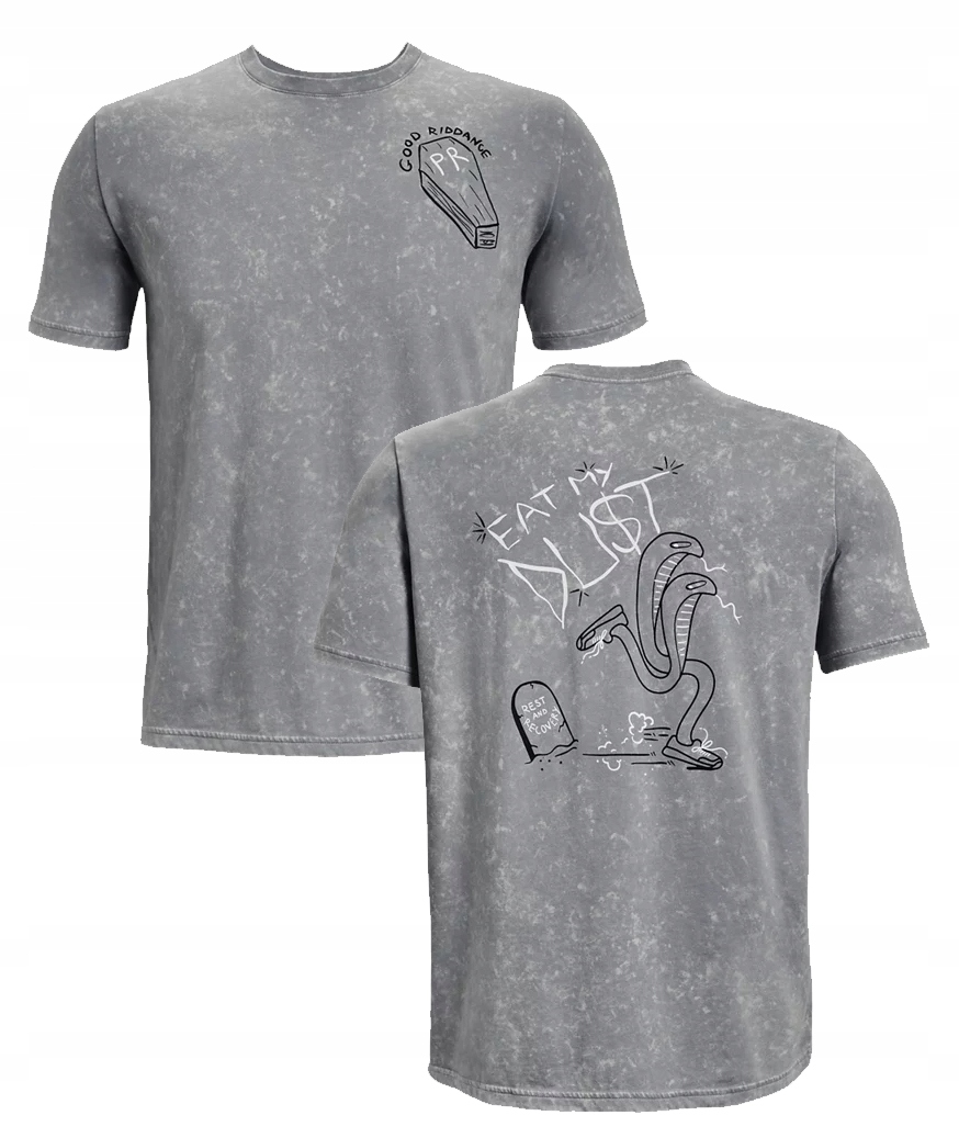 Under Armour Koszulka Fitted HeatGear Run Your Face Off Dust 1361482035 L