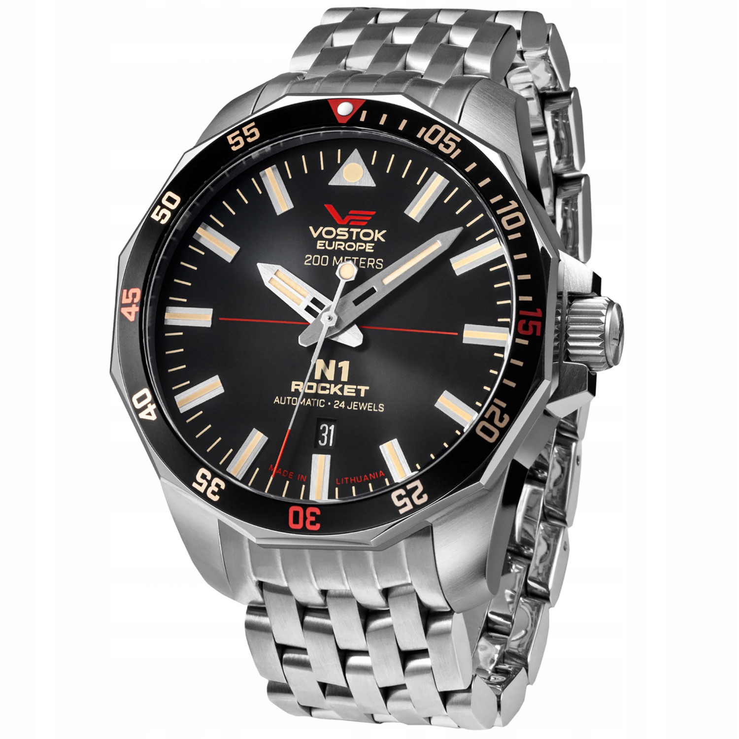 Pánské Hodinky Vostok Europe NH35A-225A709B stříbrné