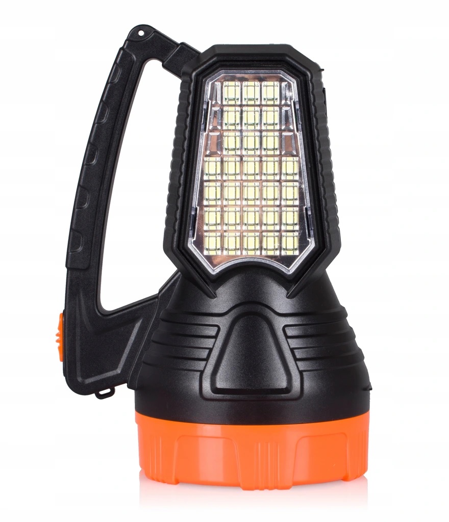 LATARKA SZPERACZ ŁADOWALNA AKUMULATOROWA 230V LED Kolor dominujący czarny