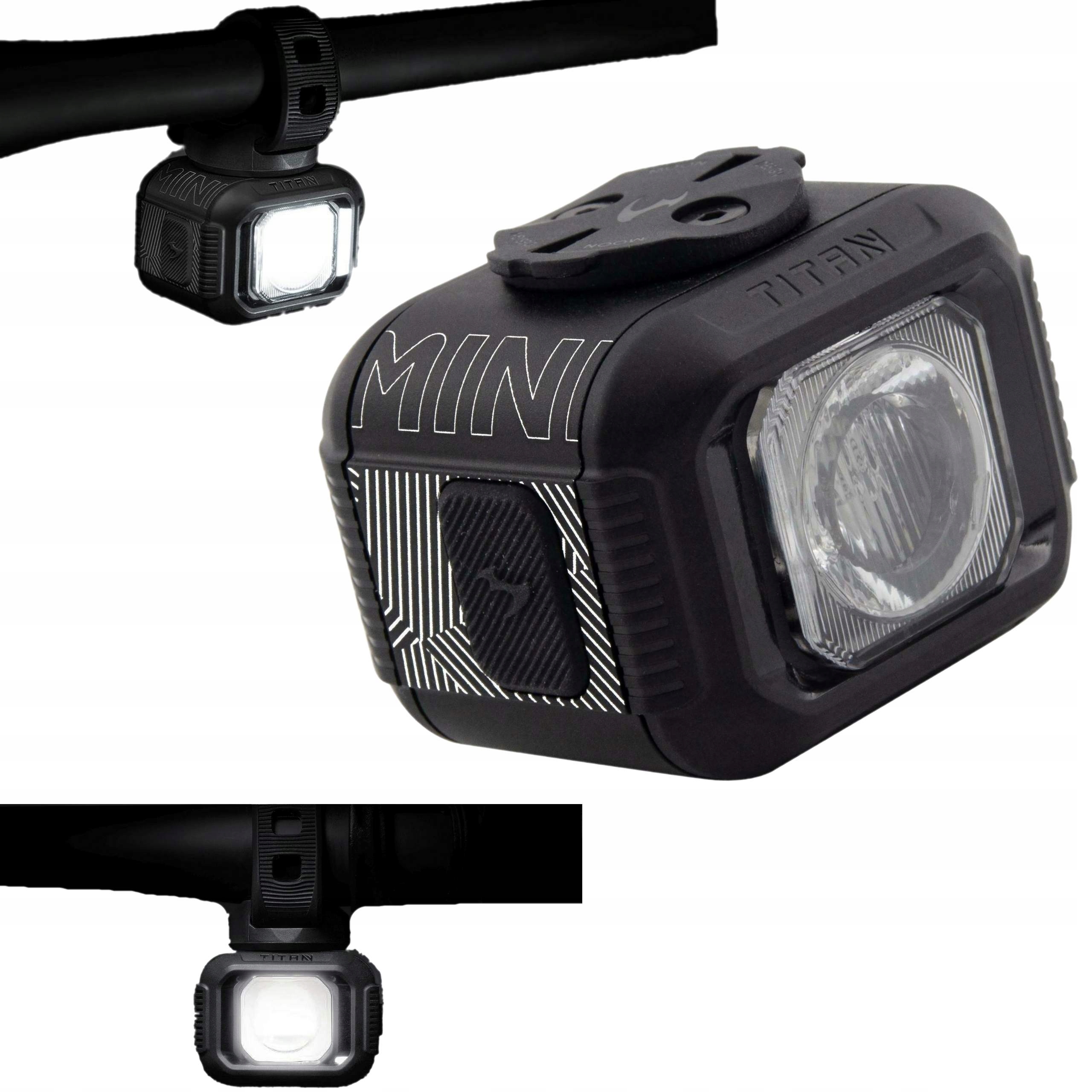 Lampka Rowerowa Przednia Moon Titan Mini 700 lm Z Uchwytem GoPro