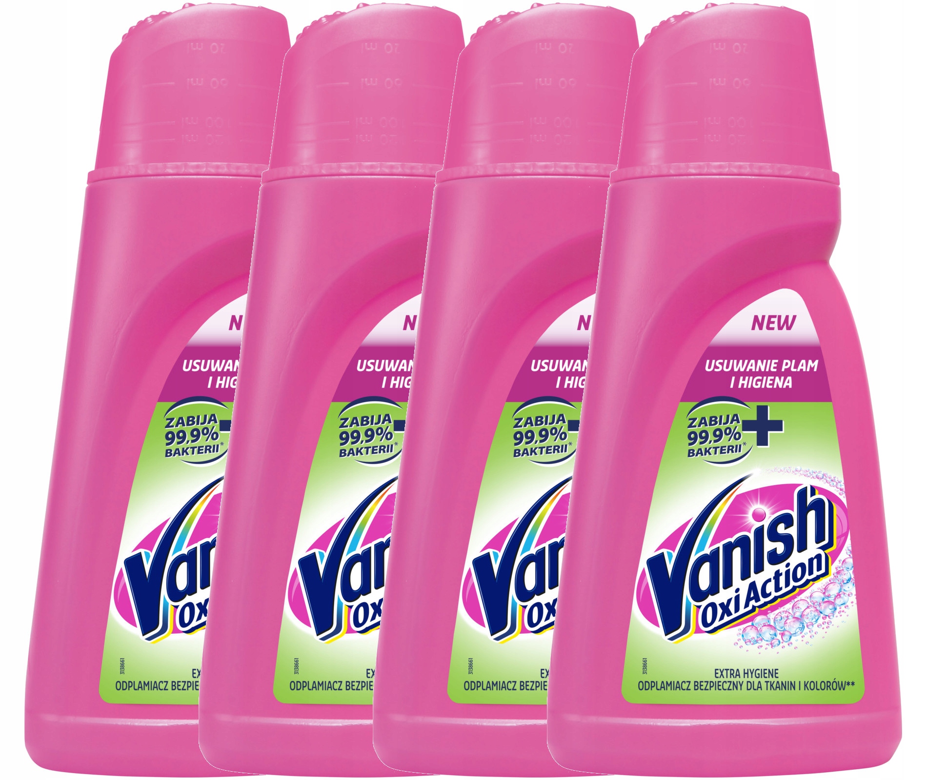 

Vanish Extra Hygiene Odplamiacz Płyn 4 x 1,4L