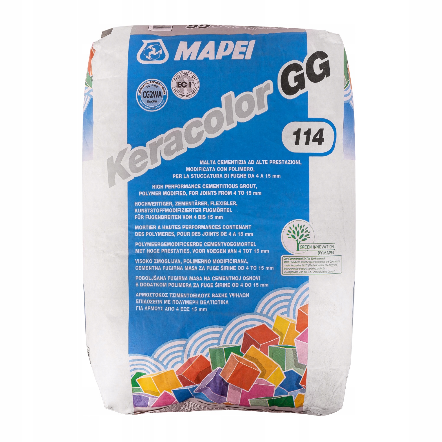 Zaprawa Fuga Mapei Keracolor Gg 25kg 114 antracyt