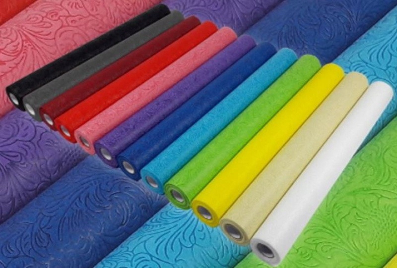 fizelina tłoczona 50 cm x 5 yards  -  mix kolorów — 2