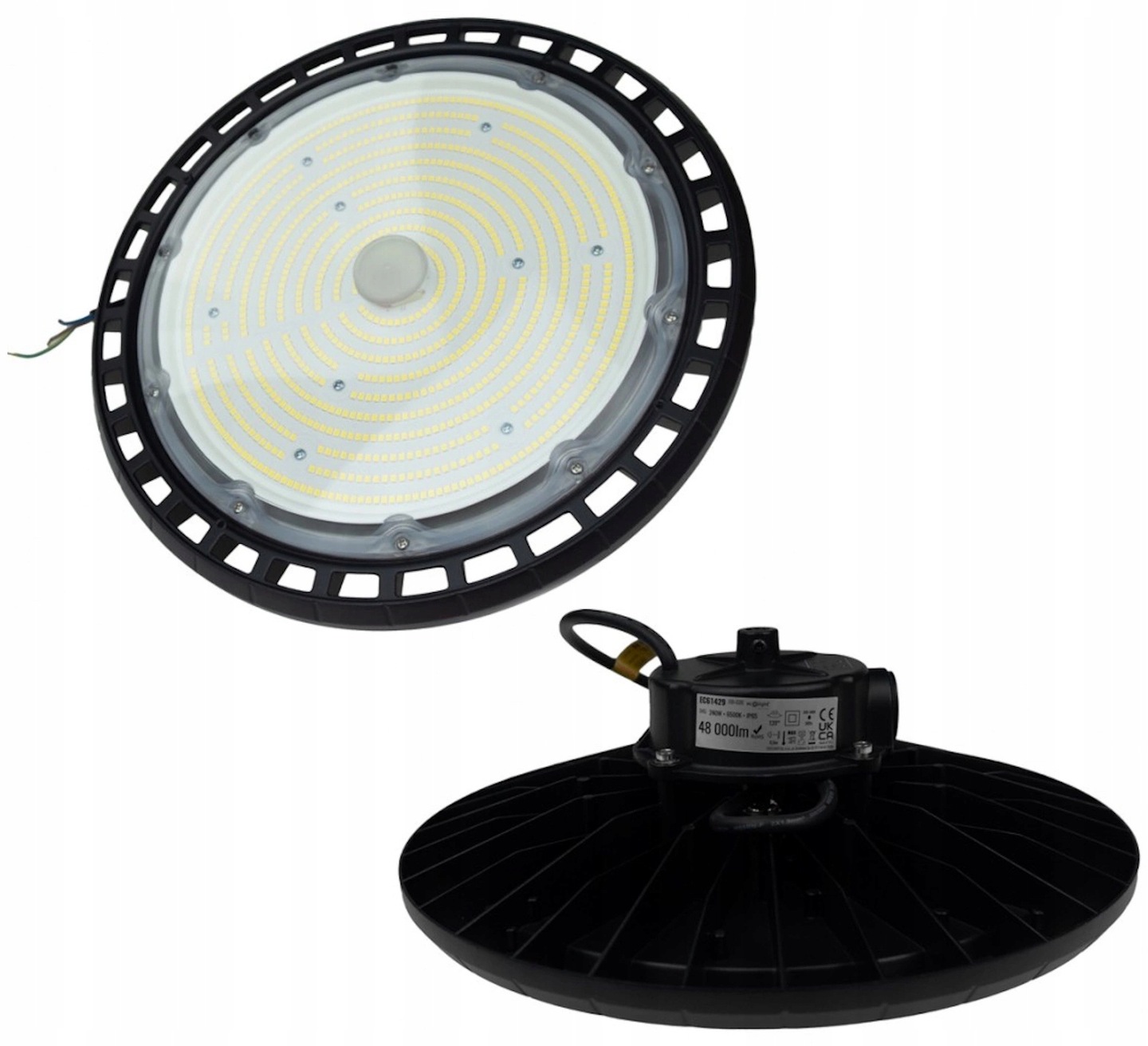 Priemyselná lampa LEDHigh Bay Premium 140W/190W/240W Hermetická 6500K