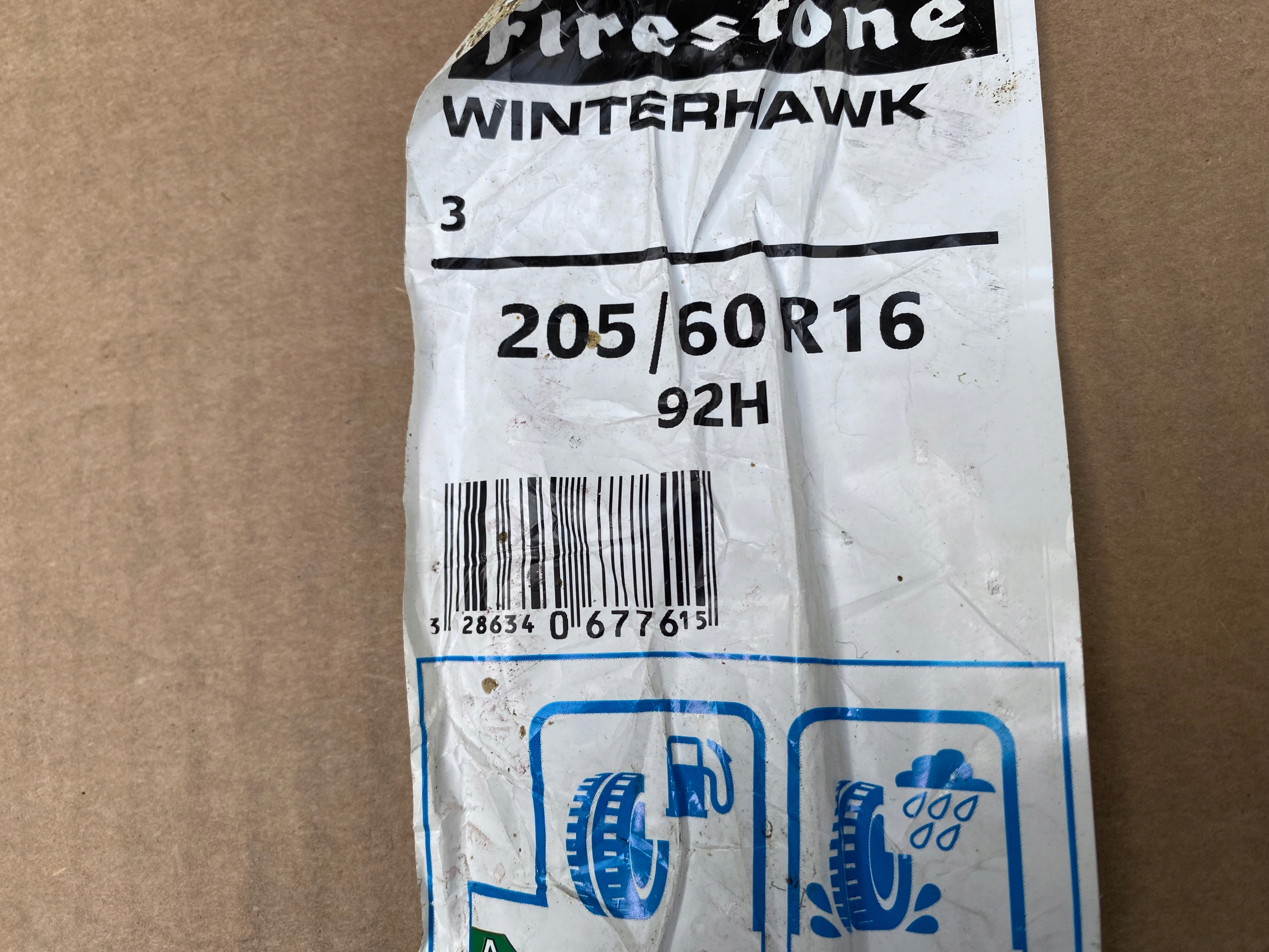 GD 2x OPONA 205/60R16 FIRESTONE WINTERHAWK 3 ZIMA NOWE Model Winterhawk 3