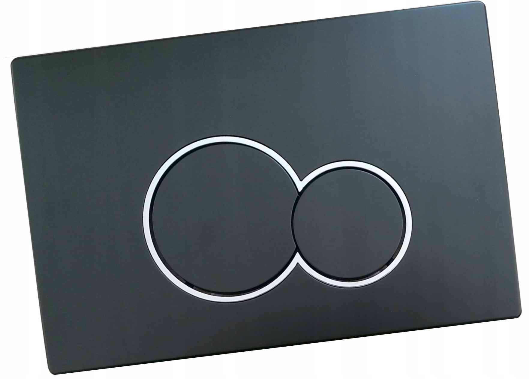 Splachovací tlačítko S, černý matný chrom pro Wc rám Kolo Technic Gt