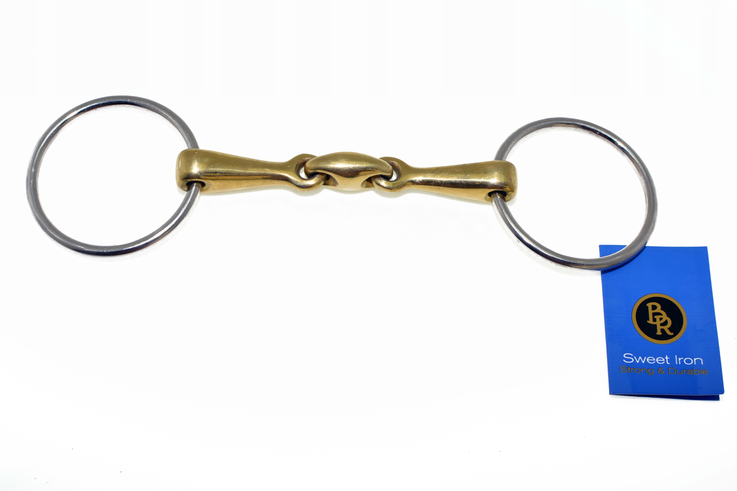 Wędzidło podwójne łamane podwójnie łamane z argentanu 12,5 cm Kod producenta 9875.0215