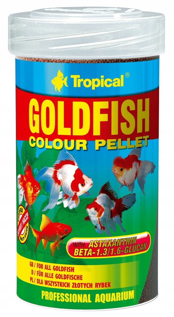 Tropical Goldfish colour pellet [100ml] - pokarm d