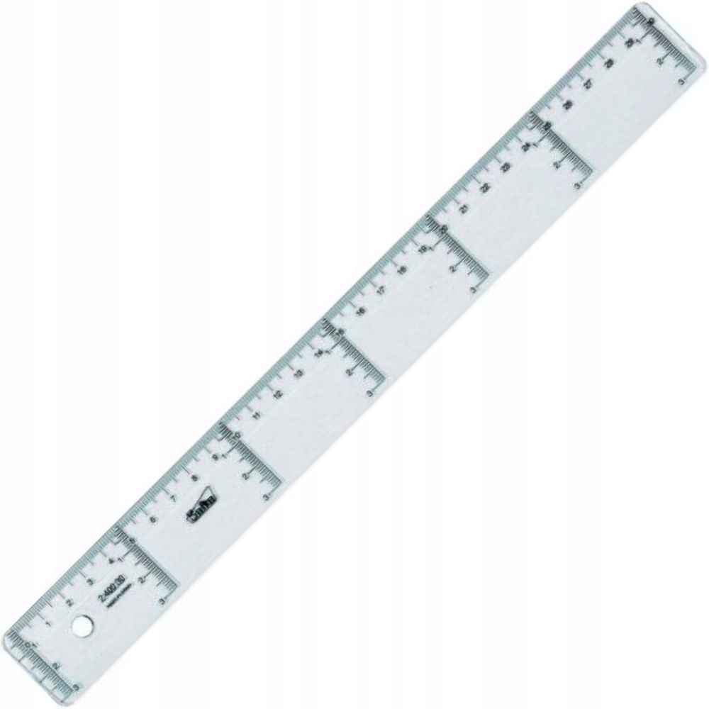 

Linijka Przezroczysta 30CM Safta Do Szkoły Biura